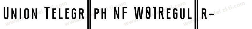 Union Telegraph NF W01Regular字体转换